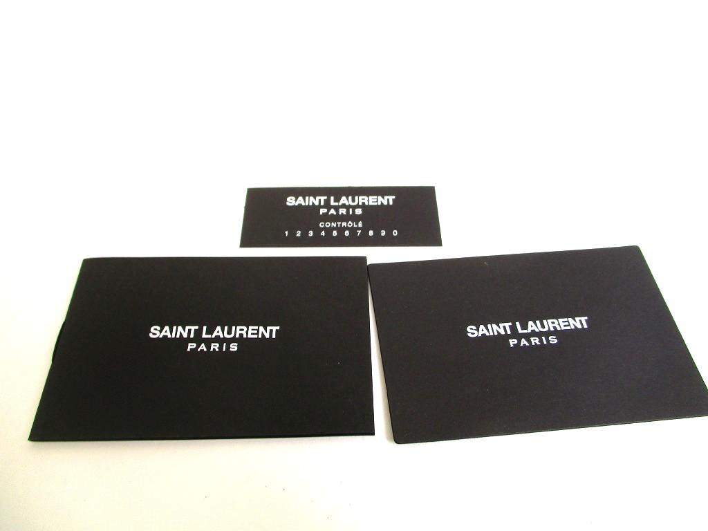 Оригинальный брелок Saint Laurent YSL из черной кожи 6 шт. #b135 Открытая коробка