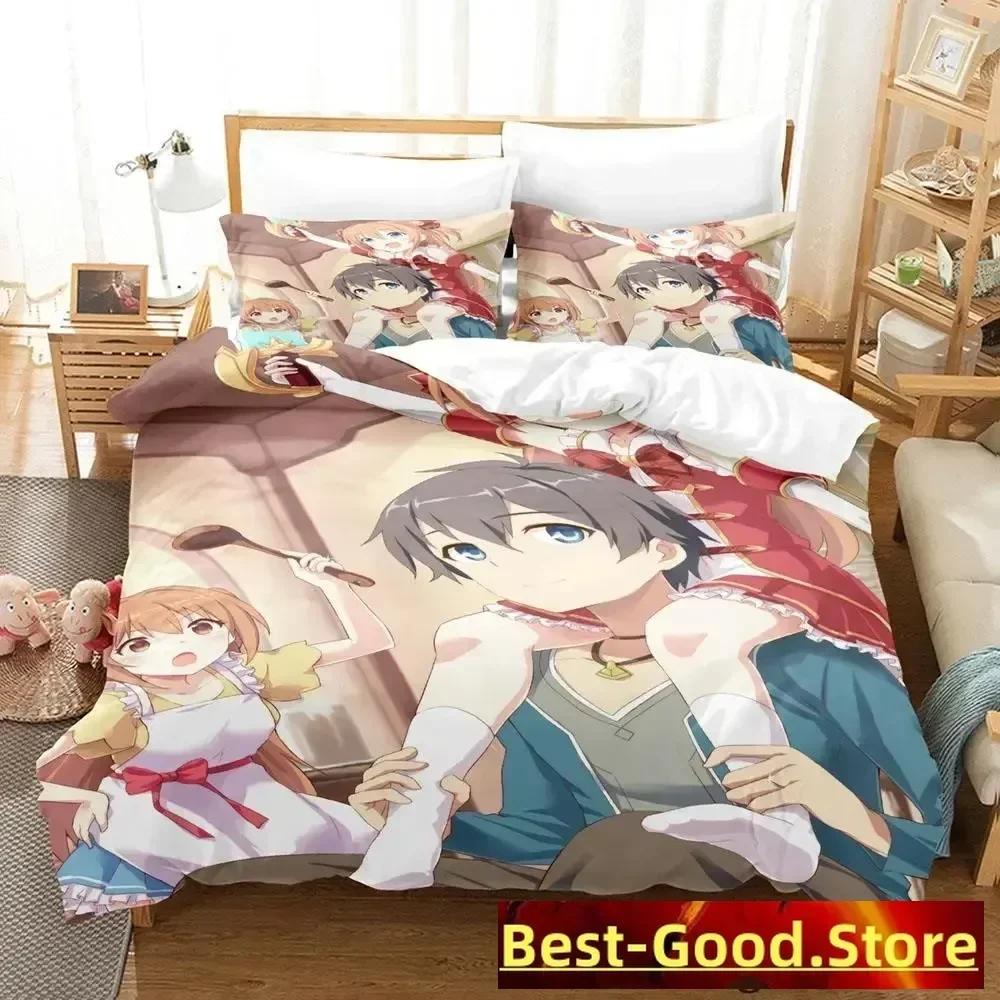 Kawaii Princess Connect! ReDive Bedding Set Single Twin Full Queen King Size Bed Set Adult Kid Bedroom Duvetcover Sets Anime
