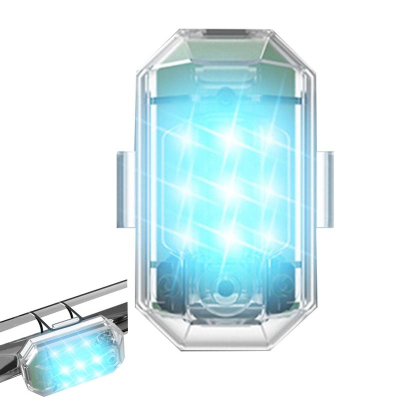 Светодиодные стробоскопы для мотоциклов, ночные огни для дронов, предупреждающие о столкновении, сигнальные огни для полета, мигающие предупреждающие огни