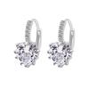 925 Silver Star Stud Earrings AAA Zircon High Quality For Women Earring Wedding Fashion Jewelry Accessories Party Gift