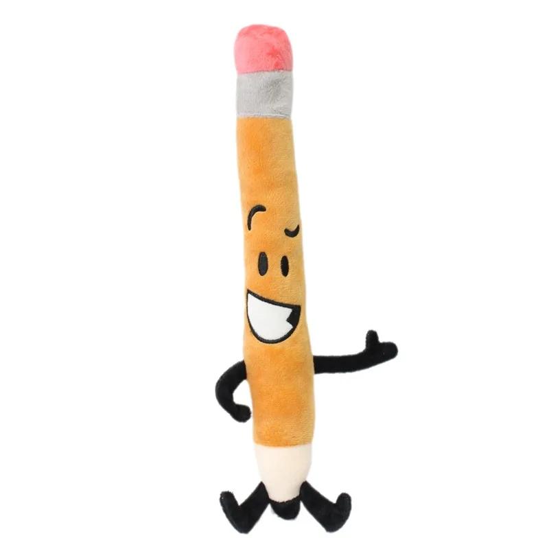 Новое поступление BFDI Битва за Остров Мечты Плюшевая Игрушка 70 Набитая Кукла Мягкое Животное X Номер Блинц Блок Маркер Степлер Картофель Фри