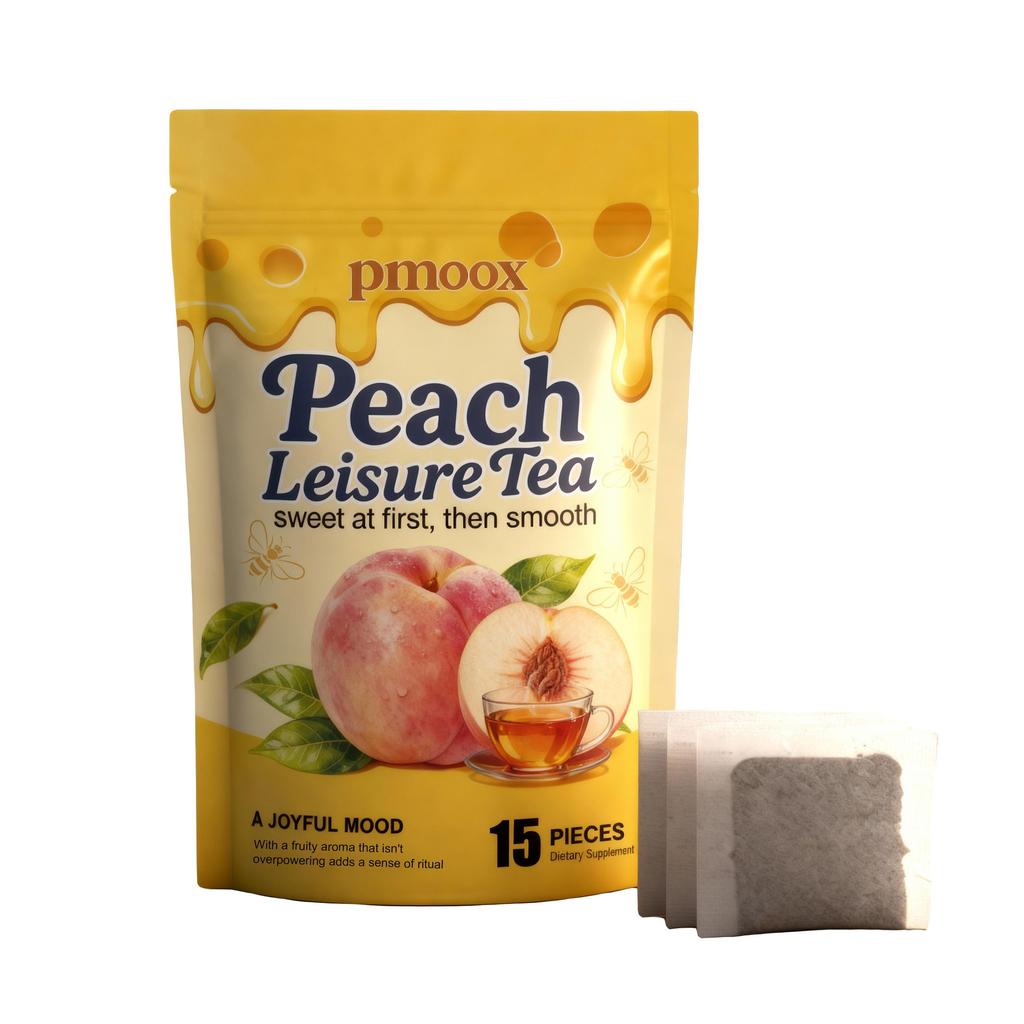PMOOX peach blueberry flavored tea double flavor fruity leisure moment independent small bag sweet and portable multi-piece pack 15pcs