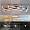 Plafonnier LED NETTLIFE Nettlife LED plafonnier chambre 45W Dimmable télécommande