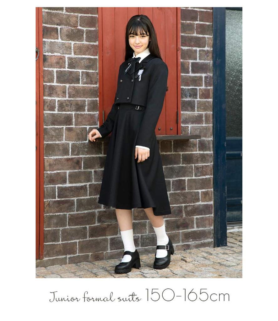 Формальный комплект для девочки начальной школы на выпускной, включая ленту и костюм 160 см [Arisana], детская одежда, (Комплект из 5 предметов: куртка, рубашка, платье,