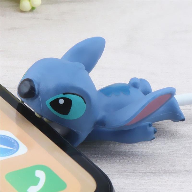 Мультяшный шнур для передачи данных, кошачьи лапы, защита от укуса кабеля для iphone11, крышка устройства для намотки проводов USB-кабеля