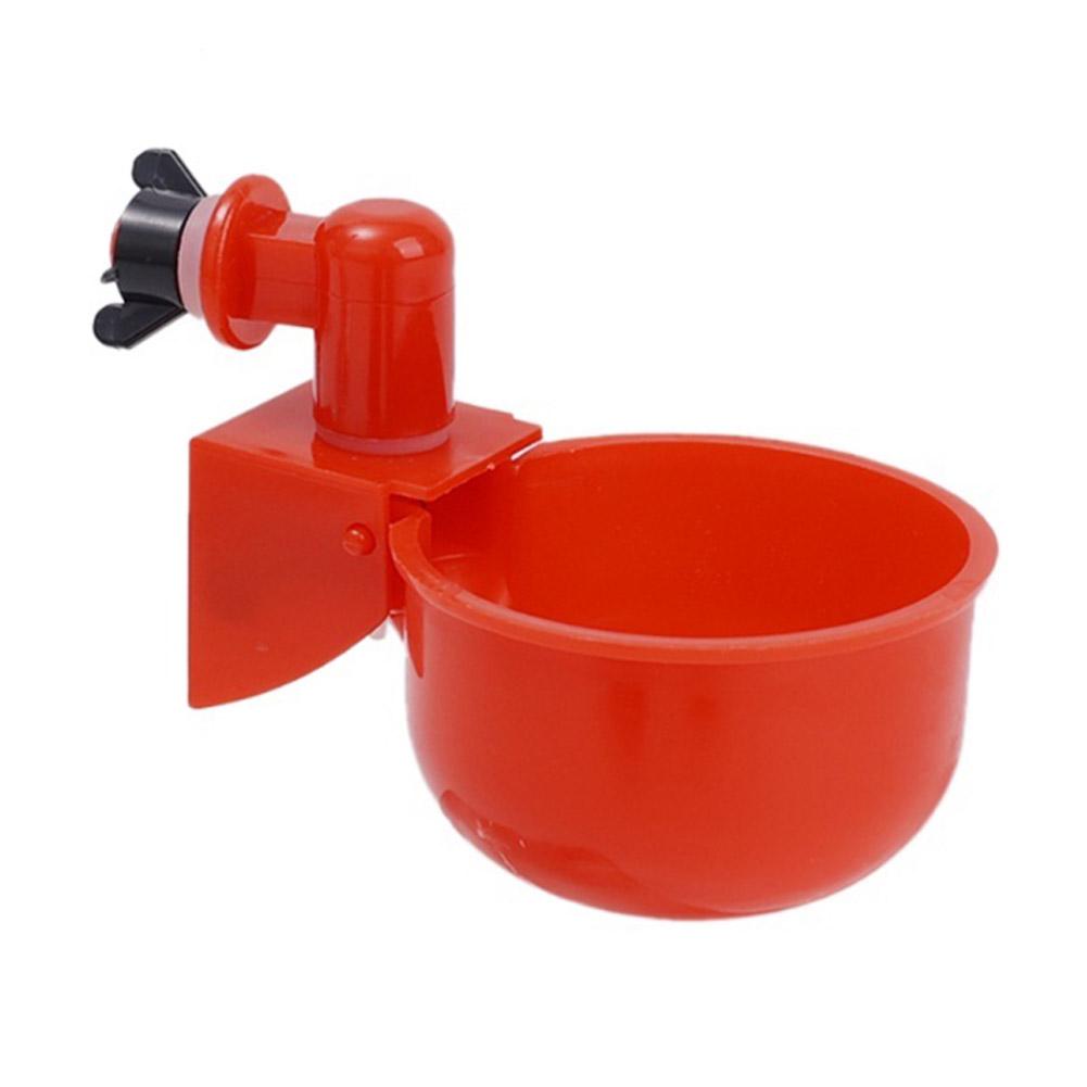 10 шт., чашка для питья курицы и утки, автоматическая поилка, кормушка для цыплят, пластиковые чашки для питья воды на птицеферме, простая установка