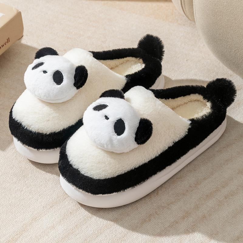 Хлопковые тапочки осенне-зимние мужские и женские парные домашние теплые нескользящие домашние пушистые тапочки для родителей и детей оптом