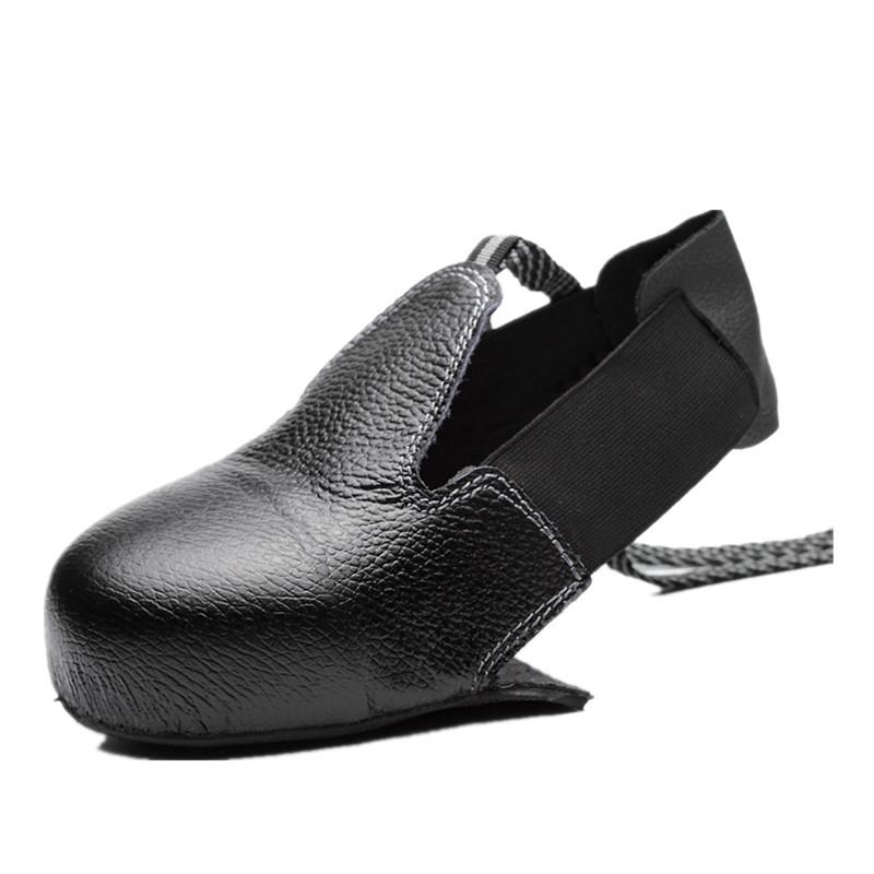 Men's Durable Steel Toe Cap Cowhide Shoe Covers for Safety and Protection