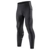 Santic Men's Fleece-Lined Cycling Pants for Autumn and Winter, 4D Padded, Warm, Windproof, Breathable, and Elastic, Black, Size L