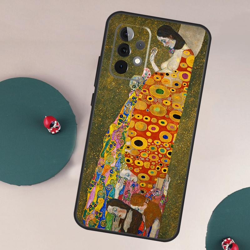 Густав Климт Абстрактная картина Чехол Для Samsung Galaxy A13 A23 A33 A53 A73 A12 A22 A32 A52 A52S A04S A50 A51 A71 Чехол