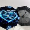 1PC Sea Turtles Heart Umbrella-8-Rib Reinforced Portable Folding Travel Suitable for All Seasons Outdoor Daily Use  -J0408
