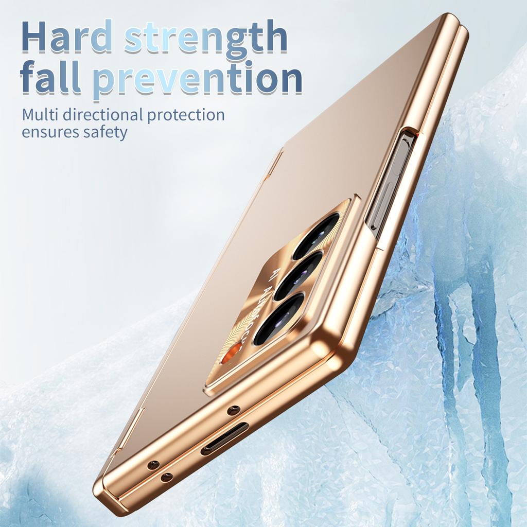 Чехол для телефона Samsung Galaxy Z Fold6 5G, жесткий ПК, чехол для телефона с пленкой из закаленного стекла/стилусом