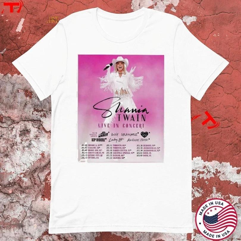 Shania Twain Summer Tour 2025 Dates Live In Concert TShirt Unisex T-Shirt