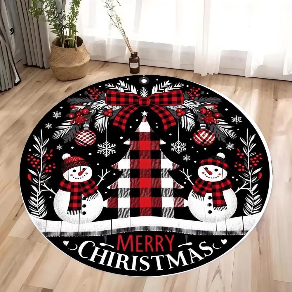 Рождественский Дед Мороз 3D Молния Украшение Ковер Леденец Рождественский Венок Коврик для Украшения Дома Красный Зеленый Золотой Коврик Коврики для Спальни