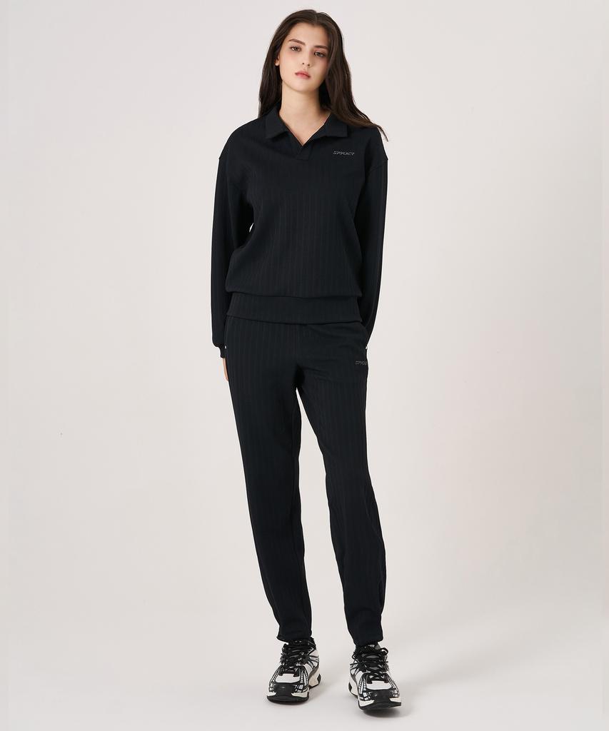SPYDER Women'S Striped Jacquard Jogger Pants Spkfcnfp351Wblk