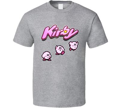 Футболки унисекс с видеоиграми Kirby Nes