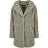 Manteau Femme - Urban Classics - Oversized Sherpa - Vert - Grandes Tailles - Élégance Urbaine