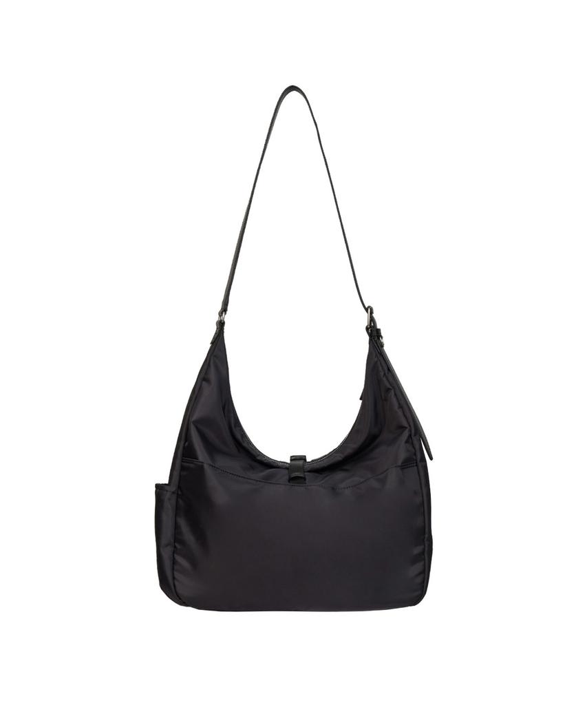 Vunque Hey Double Pocket Hobo M (Hey Double Pocket Hobo Medium) Black