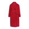 IHUASU Loose Winter Autumn Women's Tweed Jacket Warm Commuter Temperament Coat