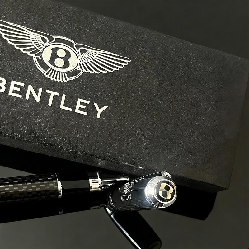 1 Set B-Bentley-y Bentley LOGO Metal Engraved Fountain Pen Gifts Souvenirs Signature Pens Business Ballpoint Pen School Supplies