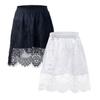 Summer Black Spliced Chiffon Midi Skirt For Casual Wear And Office