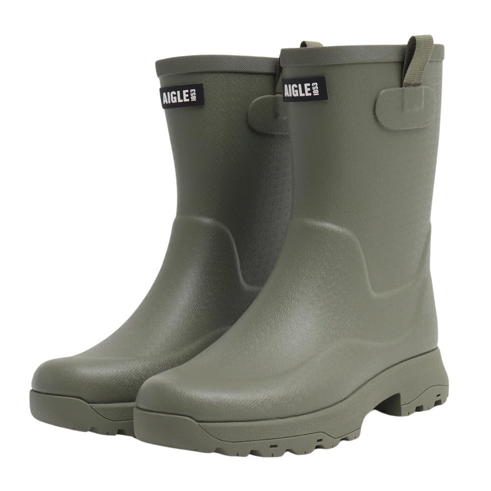 Официальные водонепроницаемые и резиновые ботинки Aigle от дождя, цвет мха, размер см, женские, водоотталкивающие, зеленые, 23,0