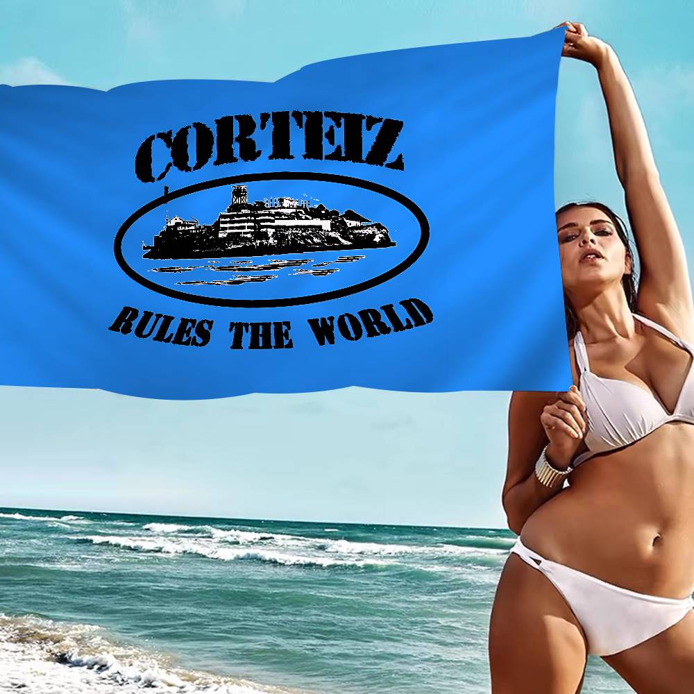 Горячая Мода C-Corteizs Большие Микрофибровые Пляжные Полотенца Быстросохнущие Полотенца Песчаные Пляжные Полотенца Полотенце для Бассейна для Путешествий Пляжный Бассейн Йога