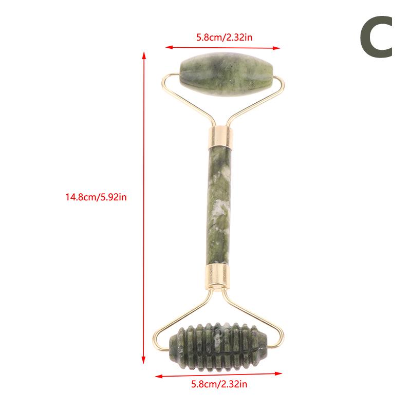 3 шт. Гуаша натуральный камень массаж лица нефритовый ролик Гуаша набор инструментов для массажа тела и лица спа