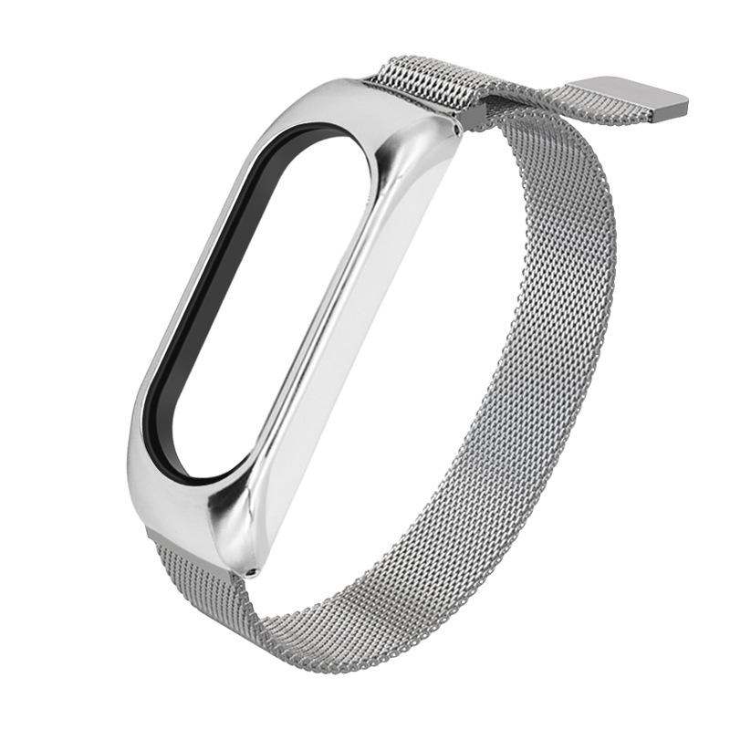 For Xiaomi Mi Band 4 5 6 Millet Bracelet 4 3 Wristband Strap,for Xiaomi Millet Bracelet 3 5 6 Stainless Steel Magnetic Watch Strap
