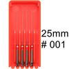 1 Pack 21mm 25mm Dental Rotary Paste Carriers Spiral Filler Lentulo Assorted Engine Filling Dentistry Endodontics Files Tools