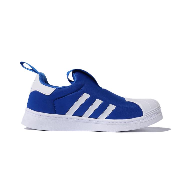 adidas Детские кроссовки Originals Superstar 360 C Низкие Кеды для скейтбординга Сине-белые Дети Возраст 3-7 лет EF6632