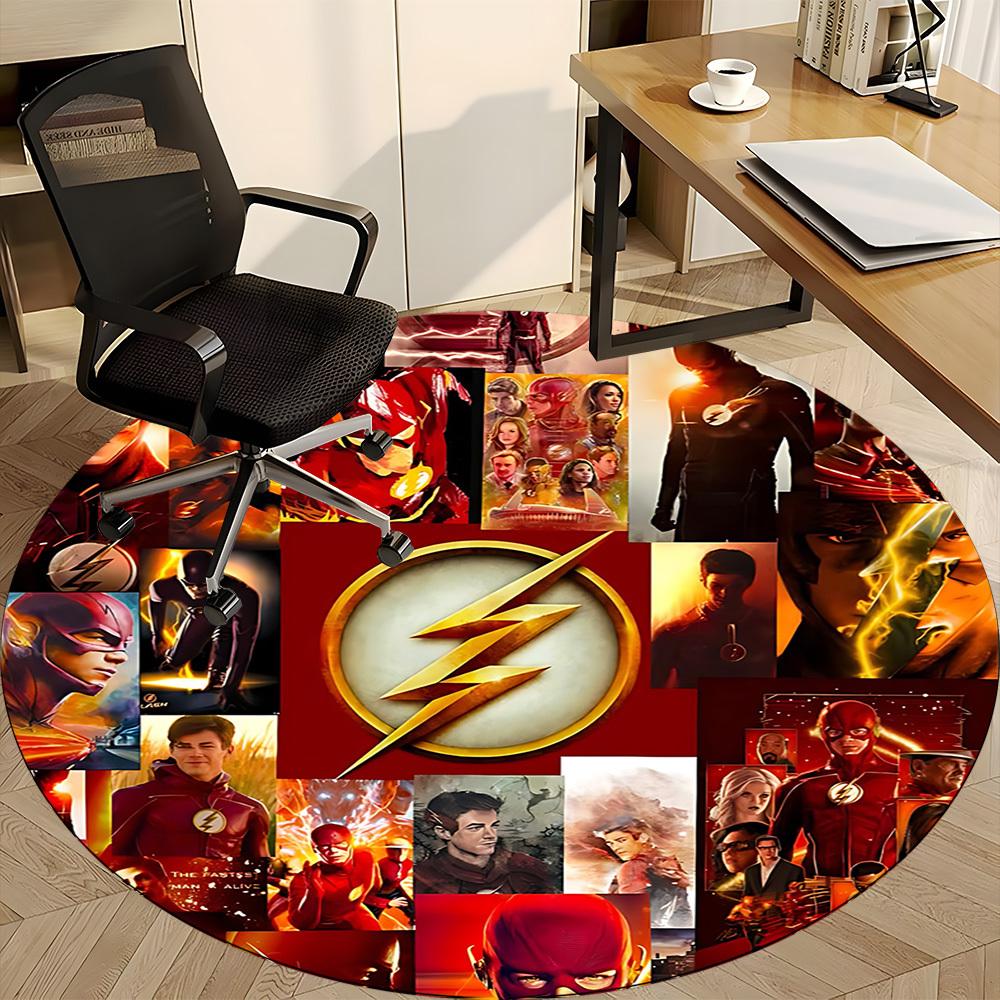 1 шт. Ковер Flash Speed для офиса, круглый, под офисные стулья, для спальни, гостиной, домашнего декора, декора комнаты, доступен в различных размерах