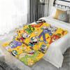 Classic Cute Game C-Cuphead Throw Kid-Friendly Flannel Throw Blanket Soft Warm Anti-Static Washable All Season