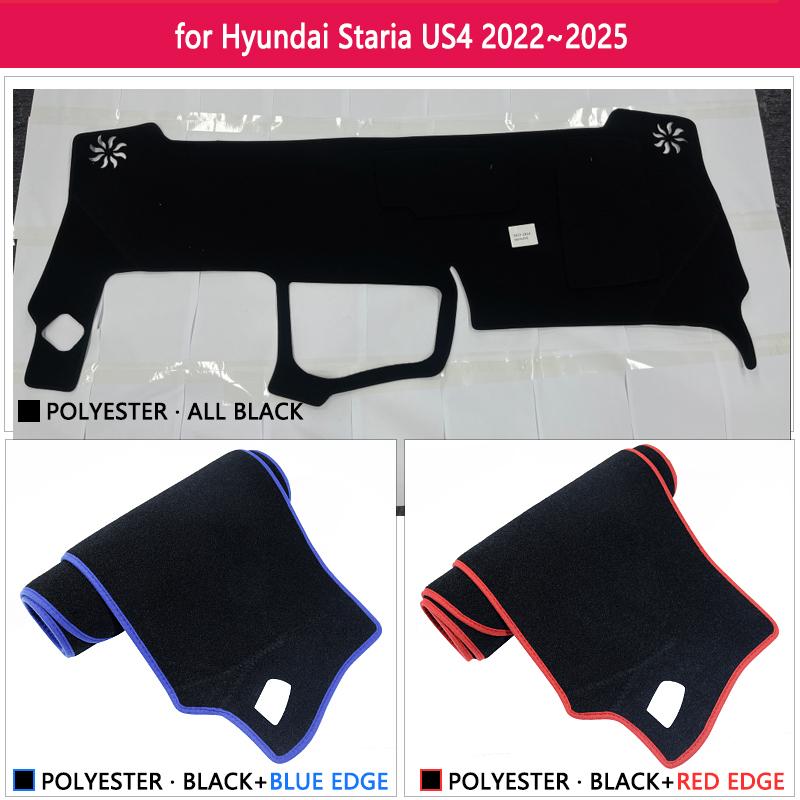 Dashboard Cover Pad for Hyundai Staria US4 ~2025 2024 Car Liner Anti-Slip Mat Sunshade Dashmat Carpet Pad Accessories