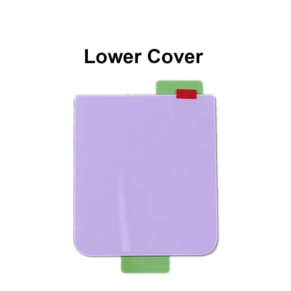 New Housing For Samsung Galaxy Z Flip 4 Flip4 F721U F721N Back Battery Cover Rear Door Repair parts Back Glass with Lens