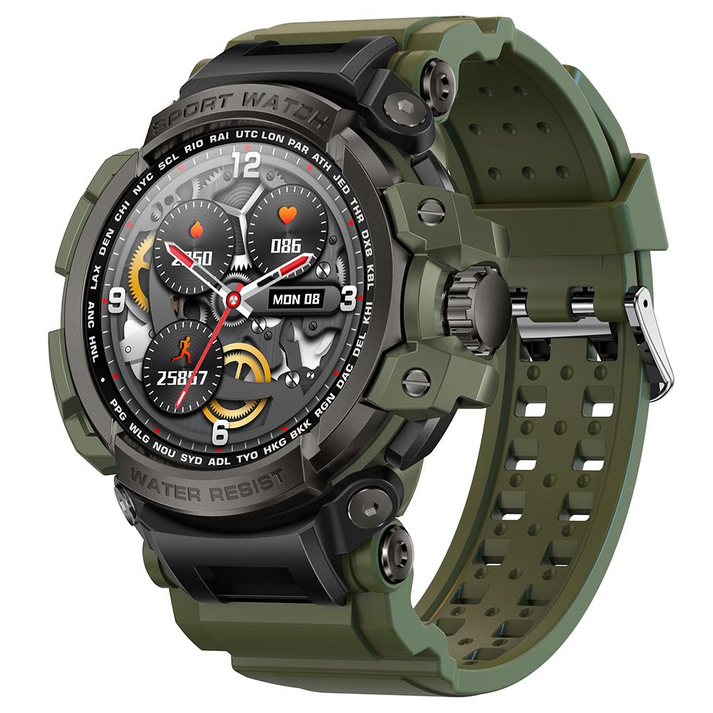 LC16PRO 1,32-дюймовый монитор сердечного ритма, браслет для занятий спортом на открытом воздухе, совместимый с Bluetooth, умные часы для звонков