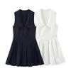 TAOP&ZA Spring/Summer Women's Slimming Wide Swing Turn-Down Collar Dress