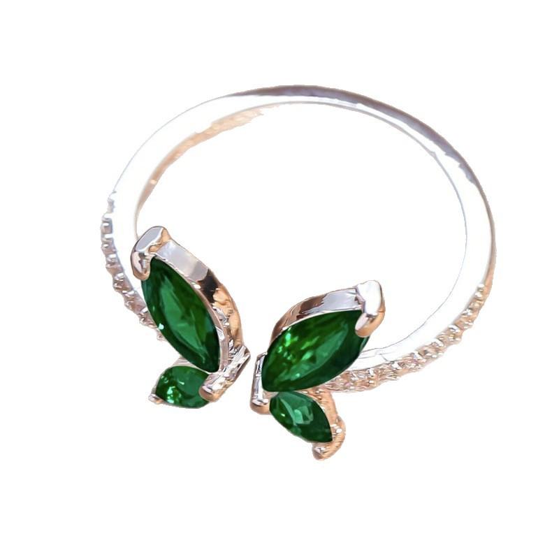 Европейское и американское новое кольцо-бабочка женское дизайнерское нишевое кольцо персонализированное открытое кольцо