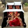 Duvet Cover Beyoncé Giselle Knowles Pillowcase Bedding Set Adult Boys Girls Bedroom Decoration Single Double Large Size