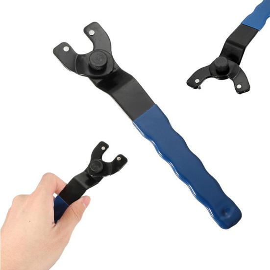 Adjustable Pin Spanner Wrench Angle Grinder Hubs Arbors Tool Steel Durable