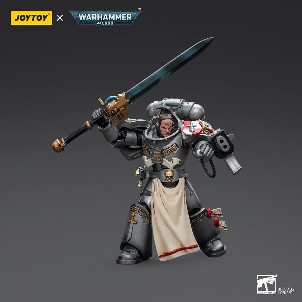 JOYTOY Warhammer 40,000 1/18 Экшн-фигурка Серые Рыцари Ударный Отряд Юстикар 4,7" Коллекционный Набор Экшн-фигурок