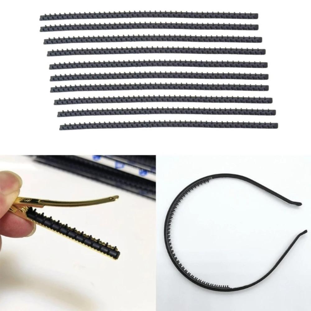 5Pcs Black Headband Anti-slip Strip Hairpin Anti Slip Teeth Hairband Manufacture Accessories