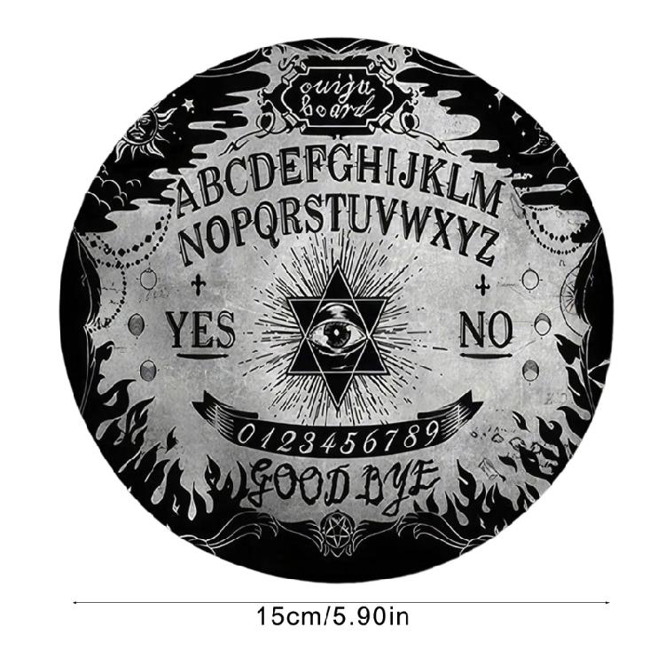 Астрологические маятники с узором «глаз» Коврик для таро Резиновая скатерть Декор для стола Коврик для карт таро Коврик для церемонии с маятниками