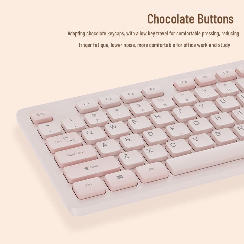 Lenovo Wired Chocolate Key Keyboard and Mouse Set
