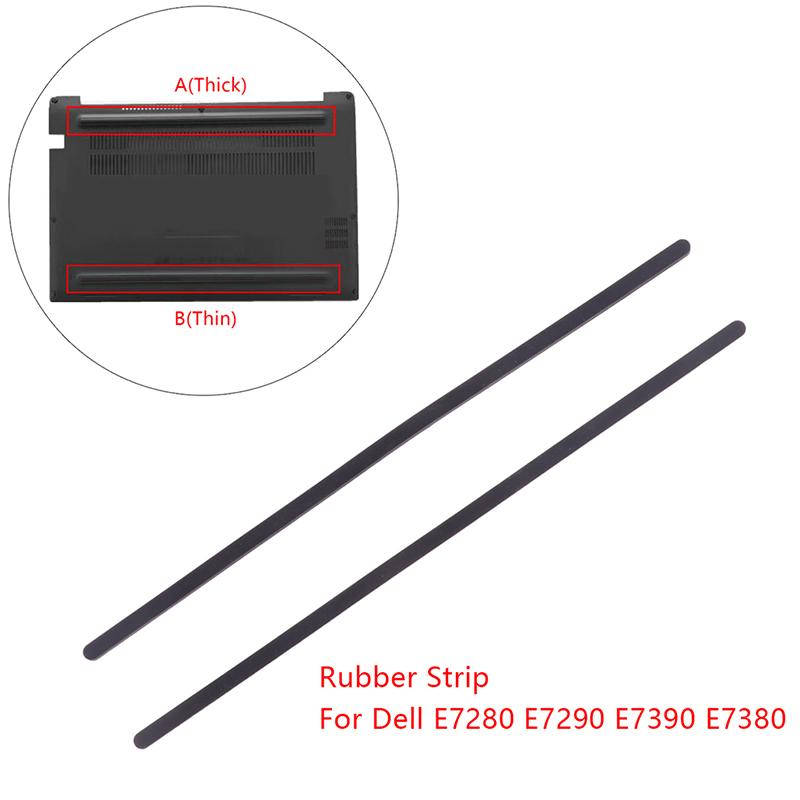 Rubber Strip Laptop Bottom Shell Cover Foot Pad For Dell E7280 E7290 E7390 E7380