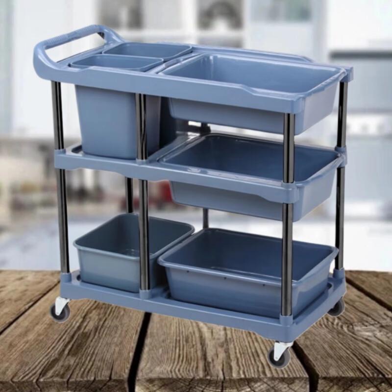 Sule Stainless Steel Restaurant Service Cart
