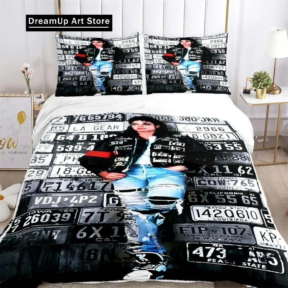 Пододеяльник Michael J-Jackson Одеяло Набор постельного белья Fear Мягкий чехол для одеяла и наволочки для подростков Детей Односпальный/Двуспальный/Евро/Кинг