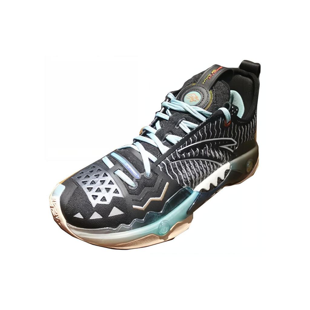 Anta Shock Wave 5 Pro Kyrie Irving Lone Ranger Men Sneakers Black Silver 112341111-2