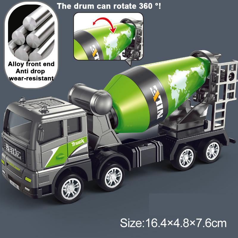 Металлическая инерционная инженерная игрушка-автомобиль