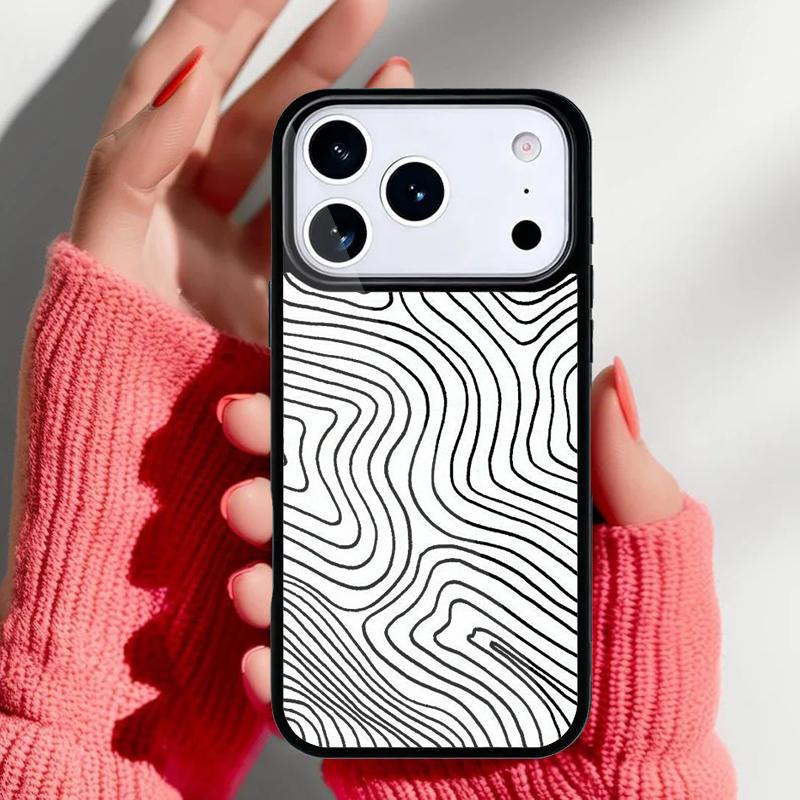 Модный абстрактный арт-чехол-волна для iPhone 17 16 15 14 13 Pro Max Задняя крышка для 12 11 Pro Coque